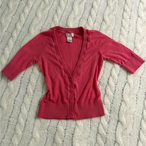 y2k SO Pink Cardigan